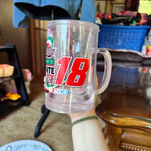 Vintage #18 Bobby Labonte NASCAR Cold Frosty Mug Cup New Nascar freezer mug. - Picture 8 of 17